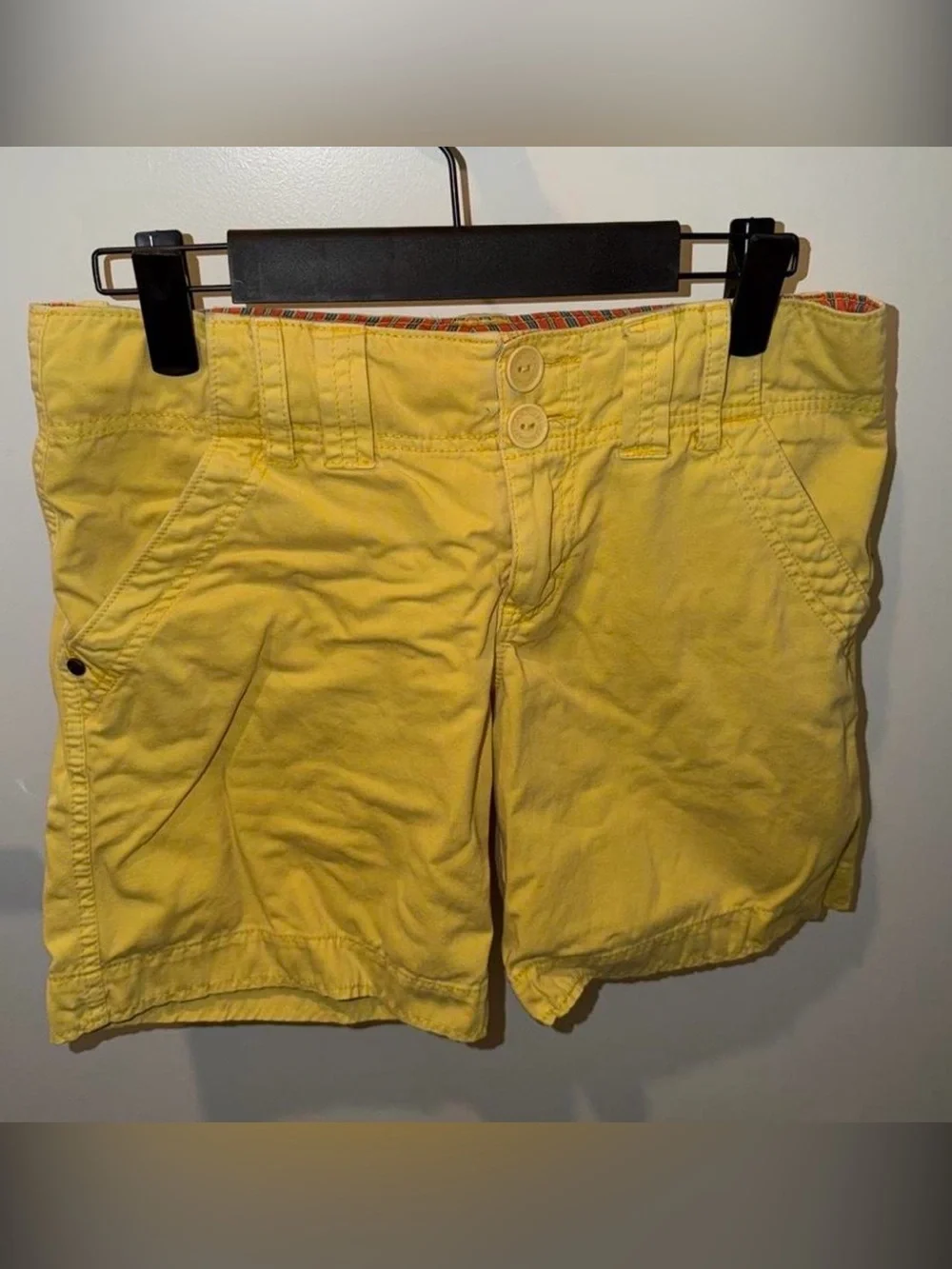 Sanctuary Yellow Women's Cargo Shorts